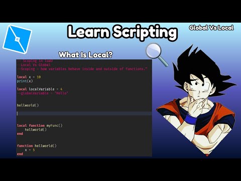 Scoping! (Local/Global) (Roblox Scripting Tutorial Series)