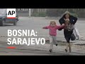 Bosnia sarajevo serb snipers wound 8 people