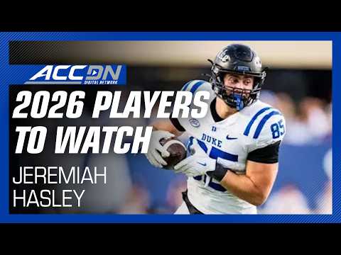 Duke TE Jeremiah Hasley | 2026 ACC Returning Players To Watch