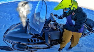 S-A STRICAT SNOWMOBILUL PE MUNTE  *ce s-a întamplat*