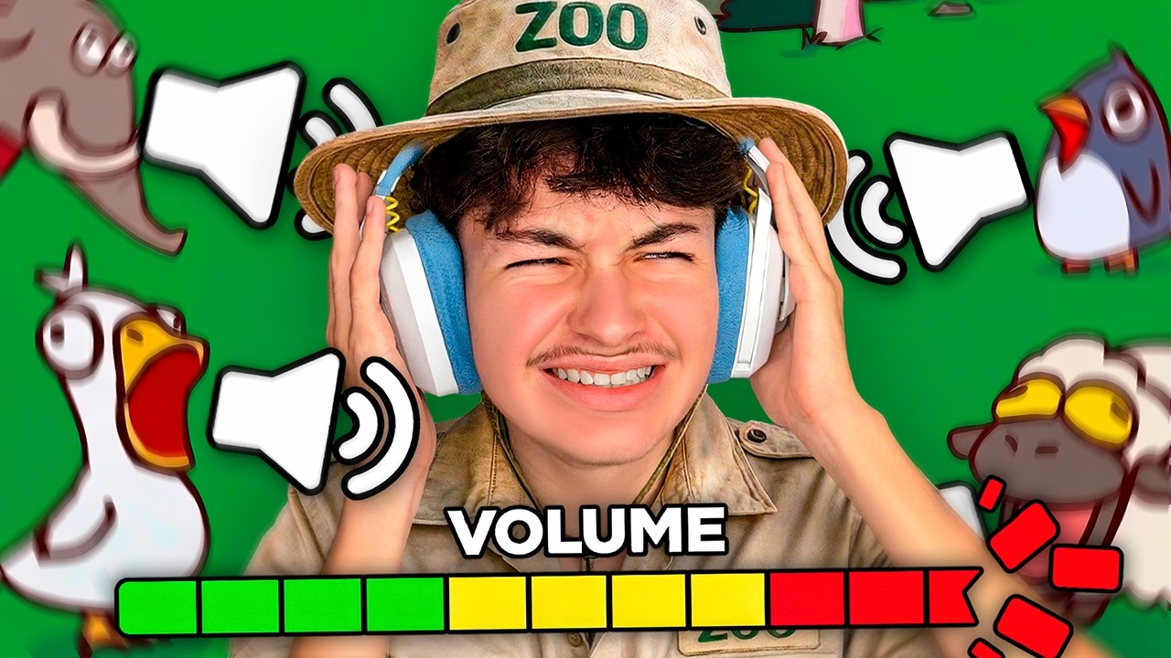 CRIEI UM ZOOLÓGICO... MAS EU FAÇO A VOZ DOS ANIMAIS! 🤣