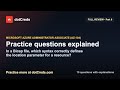 Microsoft AZ-104 Practice Questions | Part 6 | Questions 51-60