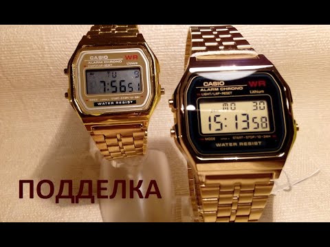 ОРИГИНАЛ ИЛИ ПОДДЕЛКА? CASIO A159WGEA-1E И ЕГО  КЛОН