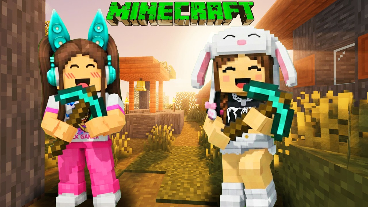 SAGA NO MINECRAFT CONSTRUIMOS UMA CASA COM A NICK