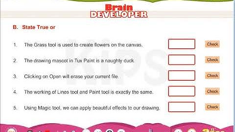 Lesson 3 Questions and Answer Tux Paint ,#tuxpaint