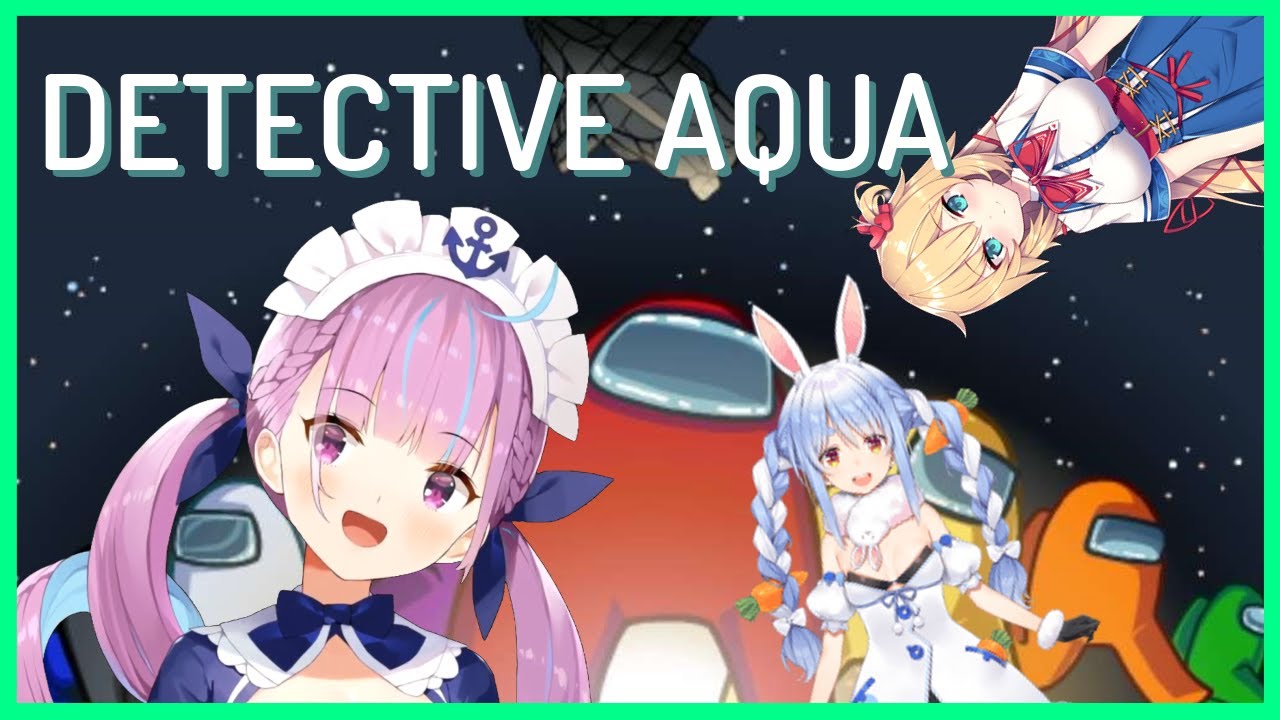 Minato Aqua uses high IQ to get out both impostors in Among Us (Hololive)