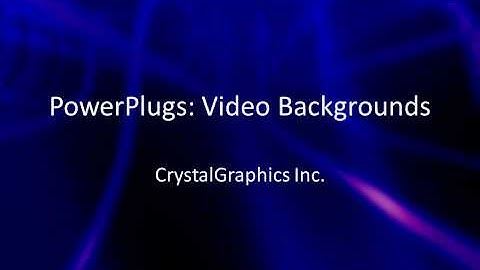 PowerPlugs: Video Backgrounds for PowerPoint -- Abstract-netm-806