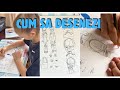 Cum sa desenezi ✏️ cap față și profil