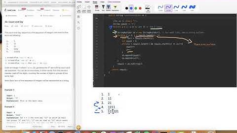 LEETCODE 38. Count and Say （中文）