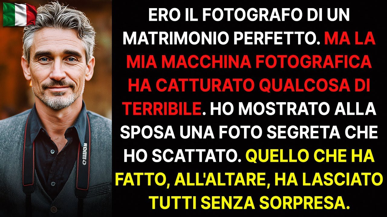 Ero il fotografo a un matrimonio perfetto. La mia macchina rivelò un terribile segreto...
