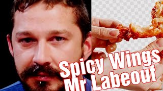 #shia #labeouf #hot #ones #madness Shia Labeouf goes crazy with hot wings. #Hilarious