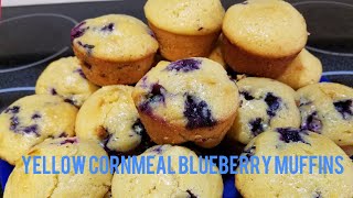 Best Cornmeal Blueberry Muffins Recipe