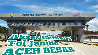 Proyek Tol Aceh  : Akses Gerbang Tol Jantho  Aceh Besar.  🔄