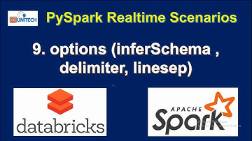 9. delimiter in pyspark | linesep in pyspark | inferSchema in pyspark | pyspark interview q & a