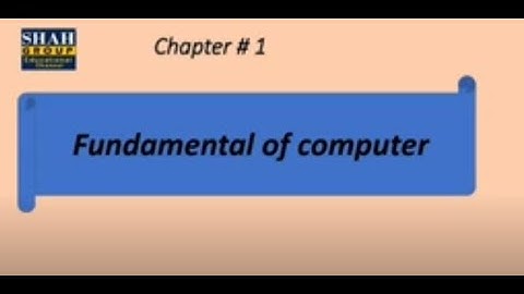 IX COMPUTER: MCQs Of  CHAPTER FUNDAMENTAL OF COMPUTER : Test Link Is Given Below In The Description!