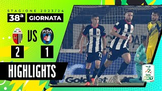 Ascoli vs Pisa 2-1 | Al Picchio non basta la vittoria per la B | HIGHLIGHTS SERIE BKT 2023 - 2024