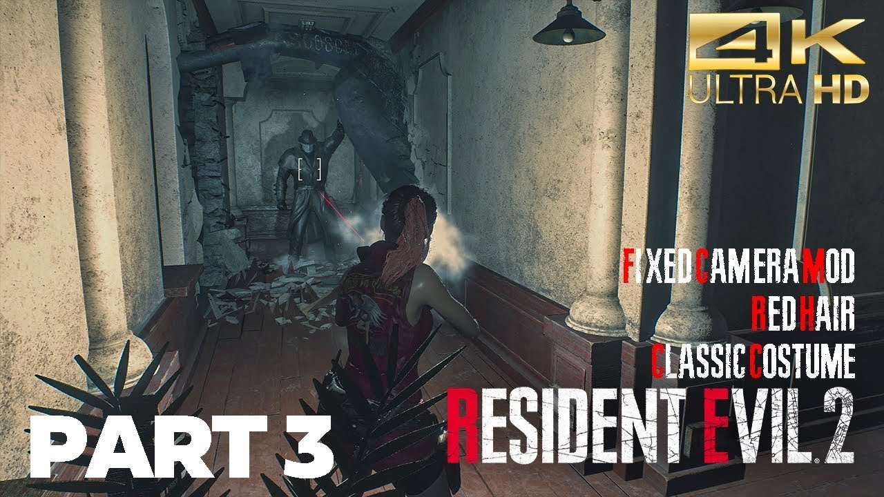 Resident Evil 2 Remake Chapter 3 - Parking Garage Walkthrough (Claire's Story 1st Run)