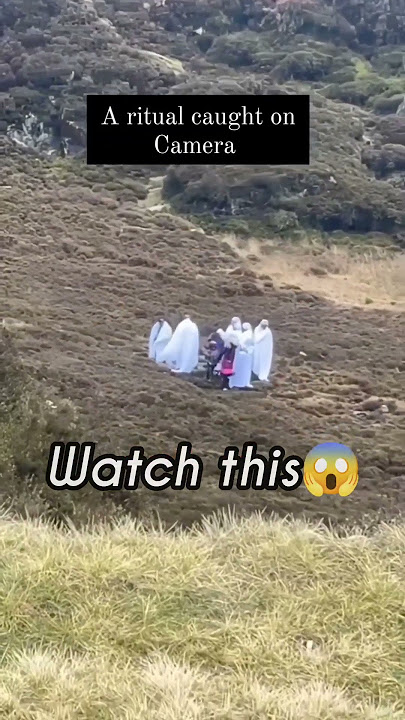 Satanic Ritual caught on Camera 😱 #unexplained #creepy #shorts