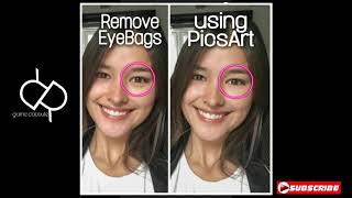 How to remove Eyebags using Pics Art screenshot 3