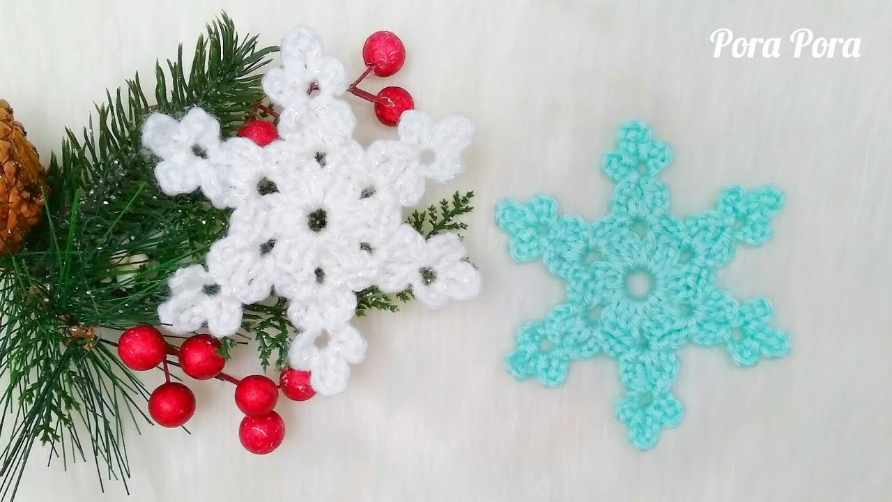 Crochet Snow Flake I Crochet Christmas Decorations I Crochet Christmas Ornaments
