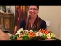 Ultimate Vegetable Platter How-To / Raw Veggie Crudite / Perfect for the Holidays!