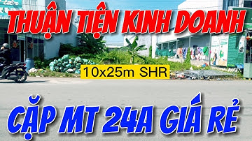 Bán Đất Nền KDC Tân Đức Giá Rẻ | 10x25m - MT 24A | Sổ Hồng Riêng | BĐS Đức Hòa - Ngô Phụng Land