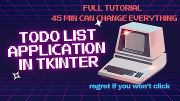 Python Tkinter To-Do List App | Full CRUD Tutorial with GUI 🚀
