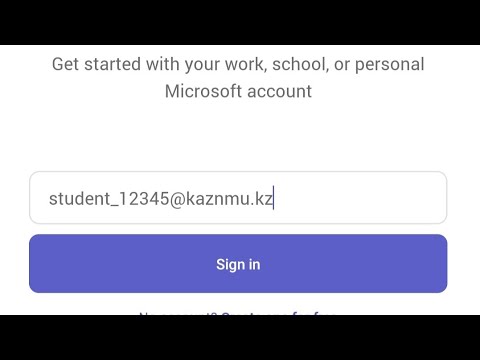 How to login in your Ms Teams account using sirius id |  kaznmu  |