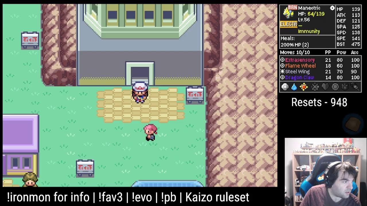 Pokemon FireRed Kaizo IronMON clear #5 (part 3) – exarionu в Twitch