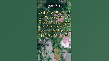#قران كريم  سورة الفتح بصوت القارئ اشرف حامد تلاوة جميلة وهادئة #قران