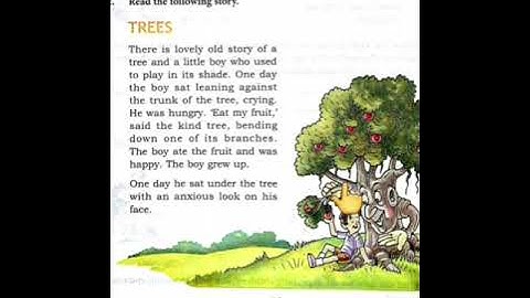 Trees ( My English Reader Class 3 D.A.V school)