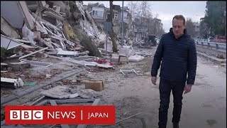 トルコの被災地アンタキヤ、区画が丸ごとがれきに　BBC記者報告