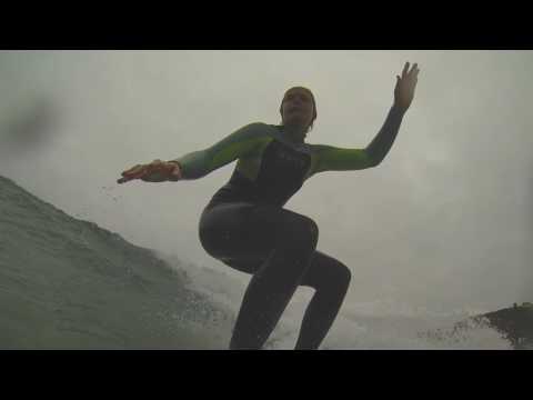 Amazing Surf Session in Zavial / Portugal Swell 6 / finelongboarding