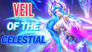 Aurora Collector skin - Veil of the Celestial voice lines and quotes - dialogues Mobile Legends