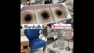 Marshalls And Burlington Shop With Me | Glam Decor | Morden Decor | Style With Me
