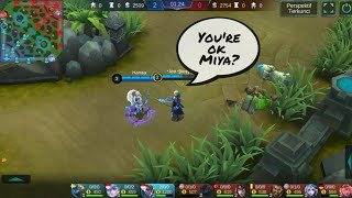 Moment romantis hero mobile legend, cocok buat snap wa