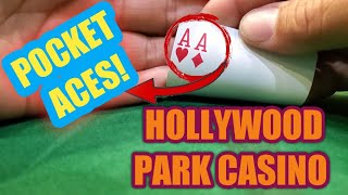 Playing Like a Poker God @ Hollywood Park Casino! / Texas Holdem Vlog #43 screenshot 2