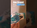 New mini dragon🏖 I'm on vacation so maybe I'll record another video with a background #paperdragon