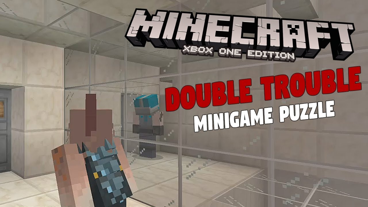 Minecraft Double Trouble - Minigame Puzzle ☑ Xbox one gameplay - YouTube