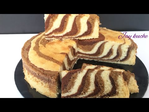 Tiger Stripes Butter Cake Recipe