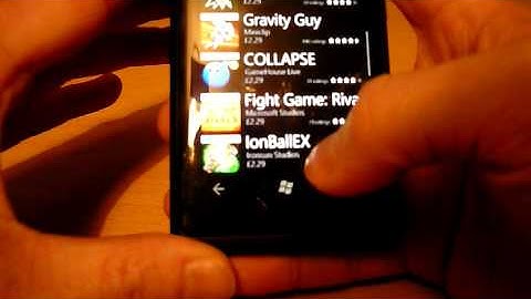 Nokia Lumia - Xbox LIVE App Demonstration