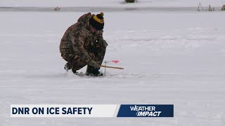 Michigan DNR gives tips on ice safety