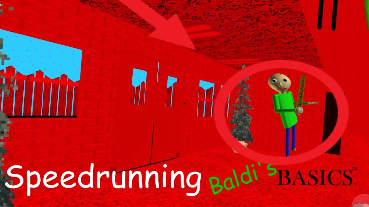 Baldi Basics Classic Speedrun (mobile) - YouTube