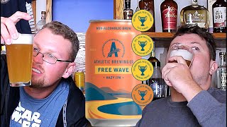 Athletic Brewing Free Wave Hazy IPA Review (Non-Alcoholic)