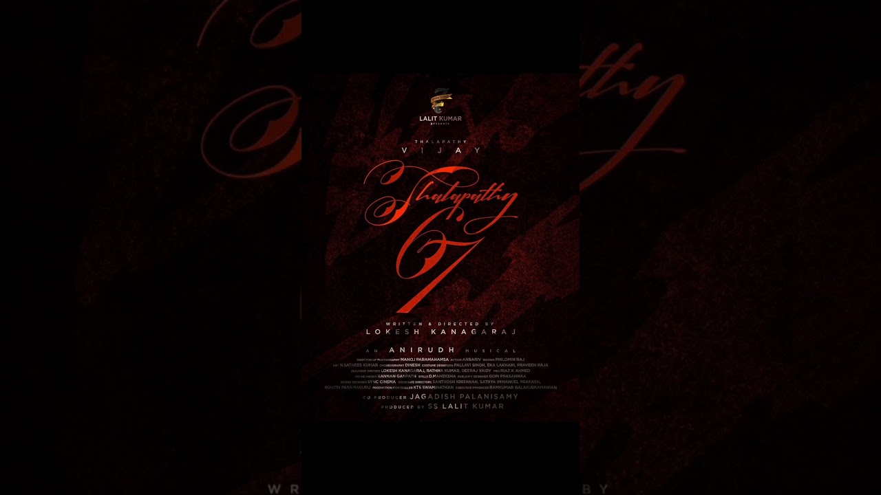 Thalapathy 67 update.. 