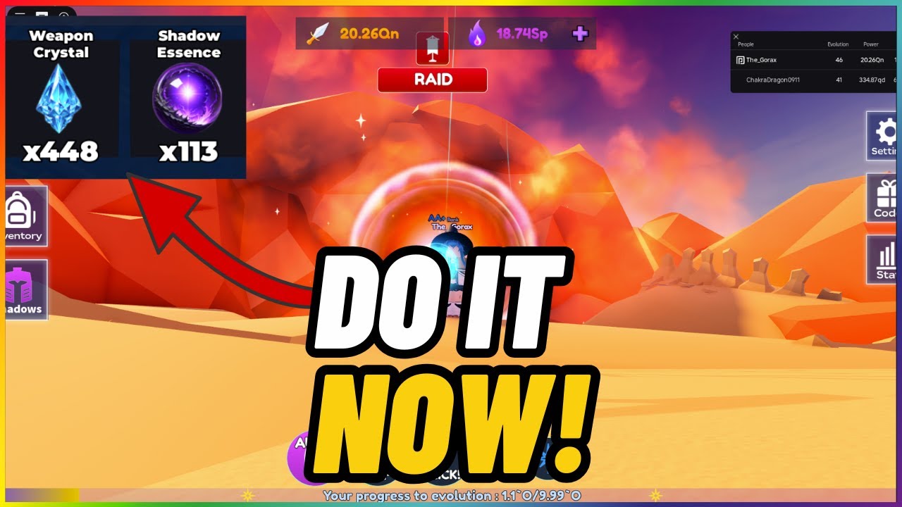 How To AUTO Farm Raids & Get Stronger While You Sleep In Anime Arise Evolution Roblox Experience