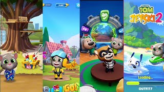 Talking Tom Gold Run vs Fly Run vs Gold Run 2 vs Jetski – ALL BOSSES Ultimate Showdown! screenshot 5