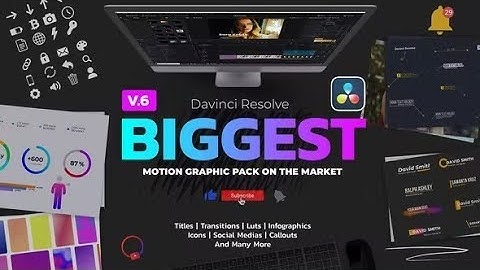 Motion Graphic Pack DaVinci Resolve Template | Elevate Your Video Editing!
