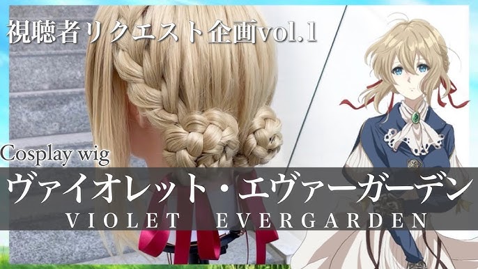 6 CUTE & EASY anime inspired hairstyles 🌸🌿 your name, utena, violet  evergarden, code geass + more! 