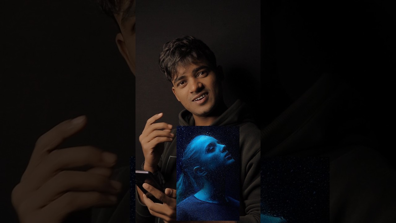 Rainy glass portrait photography 🤯😍 || PicsArt photo editing tutorial 